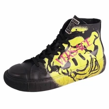 Versace Sneakers Medusa Grace Smile High Cut Leather Mens 44 Used MOLO-0