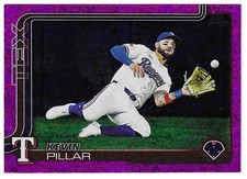 Kevin Pillar 2025 Topps Update #US311 Pink Sand Glitter Texas Rangers