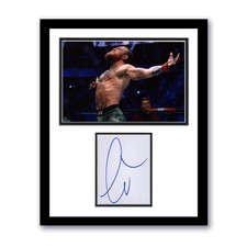 Conor McGregor "Notorious" AUTOGRAPH Signed UFC MMA Framed 11x14 Display ACOA