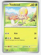 Pokemon TCG Toedscool Paradox Rift 016/182 Common NM