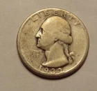 1932 D WASHINGTON QUARTER,  VERY GOOD CONDITION