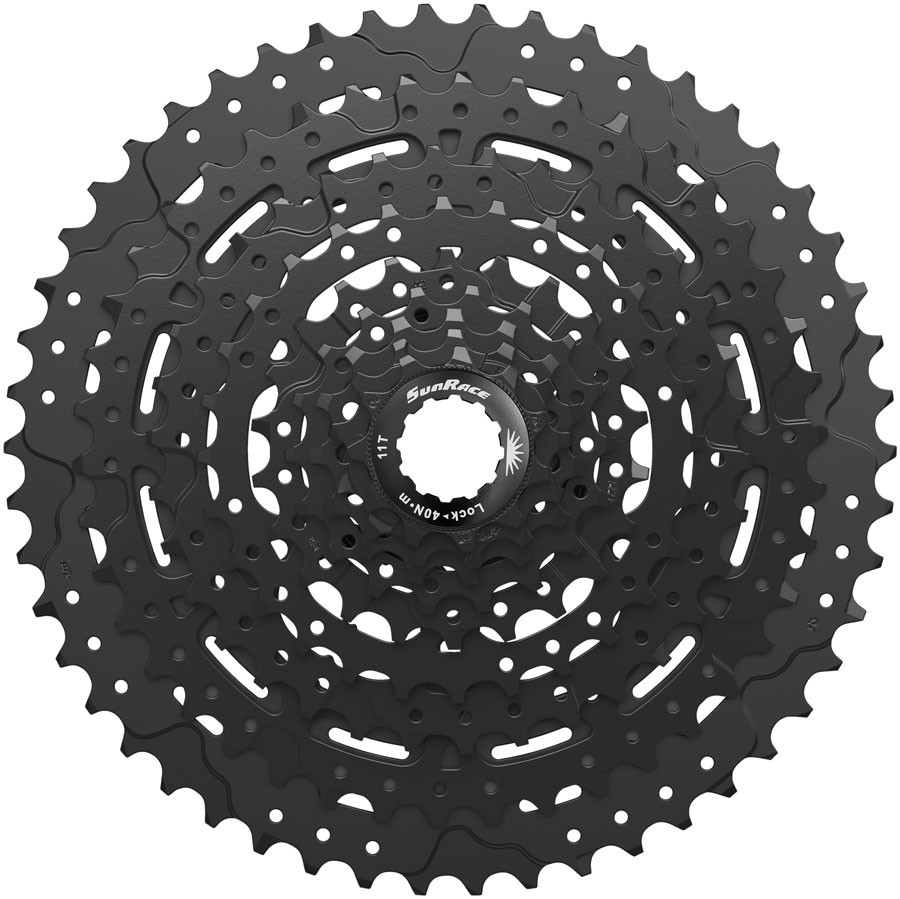SunRace M993 9-ступенчатая кассета 11-50t Alloy Spider черного цвета для MTB легкая 11390₽