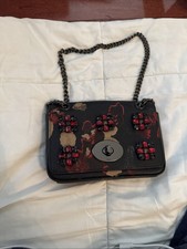 Coach Small Black Leather Crossbody Bag