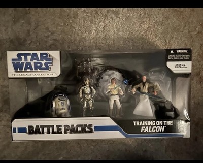 2008 Star Wars Legacy Collection Battle Packs Training on the Falcon BMF MISB
