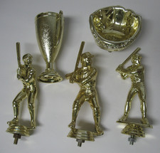 5- 1989-90 Trophy Figurines Toppers H. Resin/Plastic-CTI  PDU Baseball/Softball