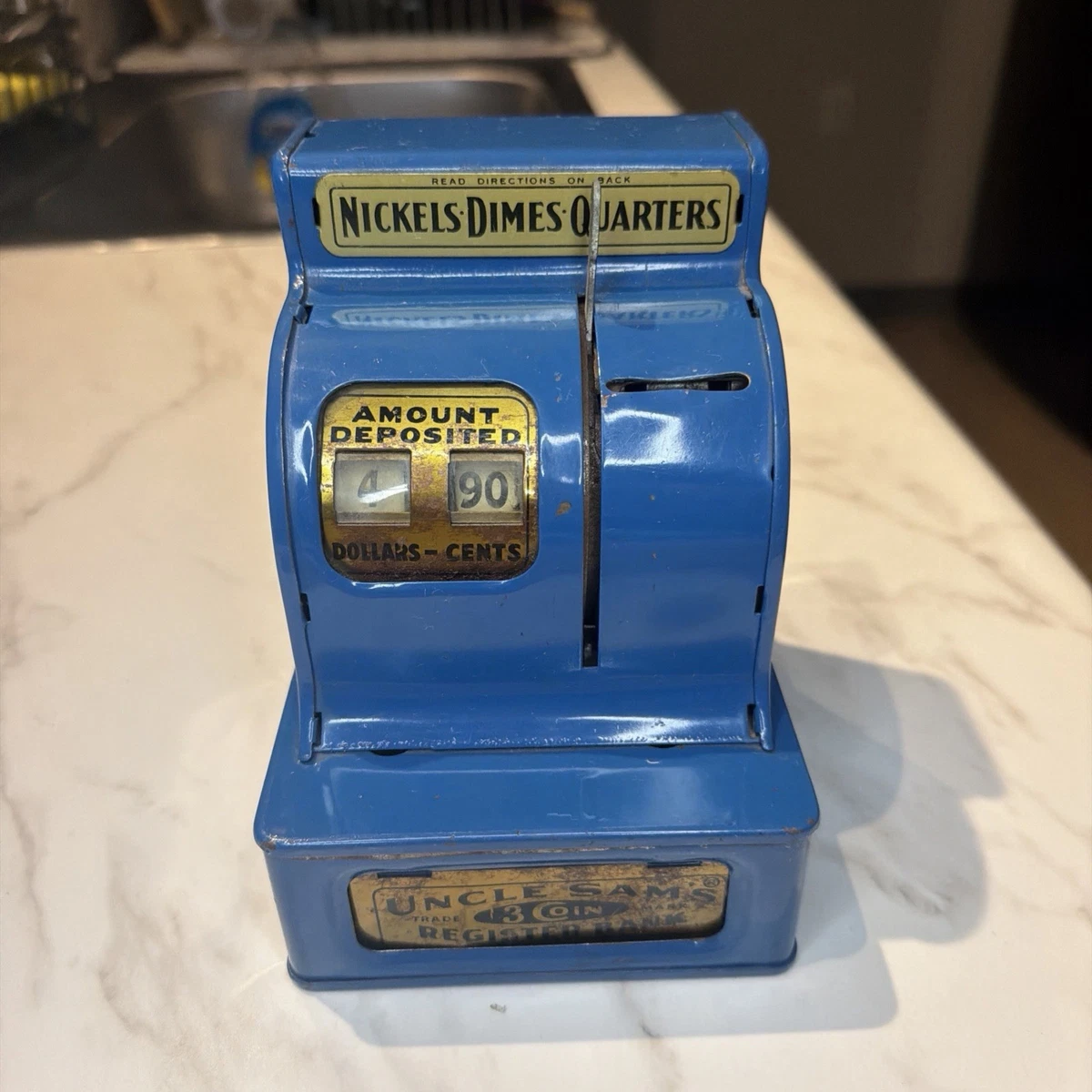 Uncle Sam Cash Register In Collectible Mechanical Banks for sale