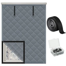 Winter Insulated Window Cover 39In X 63In Thermal Insulated Window Cover 3 Layer