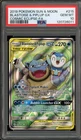 Pokemon Blastoise & Piplup GX Cosmic Eclipse Full Alt Art #215 PSA 10 Gem Mint