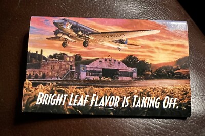 Carolina Gold Bright Leaf Cigarettes, BEAUTIFUL Unstruck 40 Stick Matchbook 