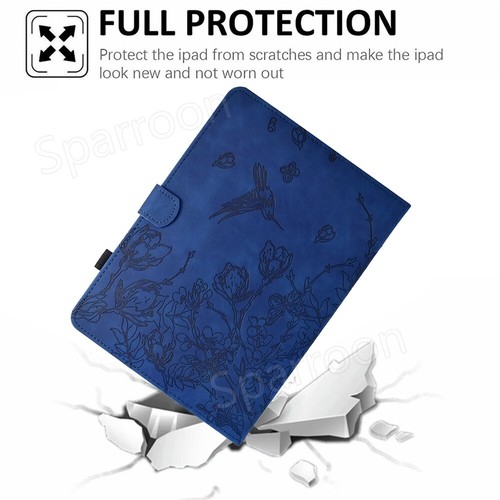 For Samsung Galaxy Tab A8 A9 A9+ S6 Lite S7 S8 S9 S10 FE Leather Flip Case Cover - Picture 49 of 56