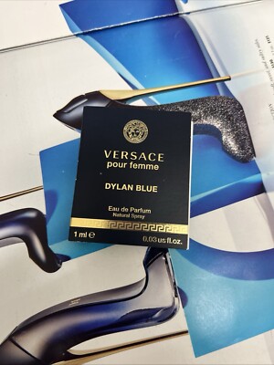 Versace Dylan Blue Pour Femme 0.03 oz /1ml EDP Vial Perfume Women