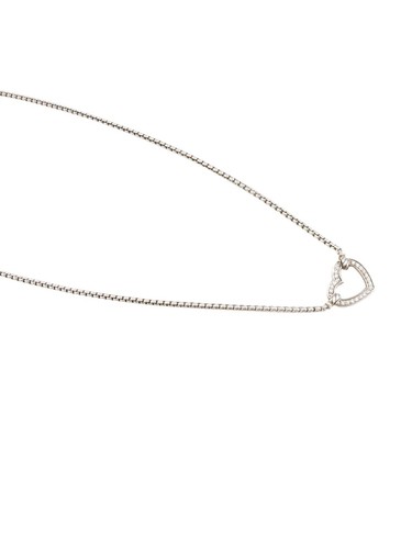 DAVID YURMAN Diamond Cable Heart Pendant Necklace - Picture 3 of 3