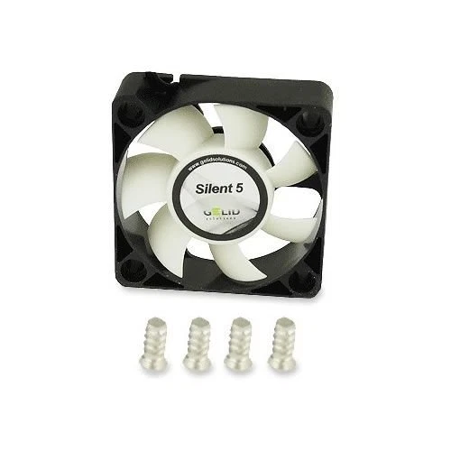 2 x Gelid Solutions Silent 5 PC Fans 5cm 50mm 4000RPM Quiet 24Hr RM Del x 2 Pack - Image 2 of 4