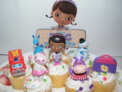 Disney Doc Mcstuffins Cake Toppers Set 8 Fun Figures With Lambie