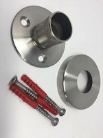 Bodenhalter Bodenanker 42,4X2 Mm V2A Edelstahl GeläNder Pfosten Befestigung Mit