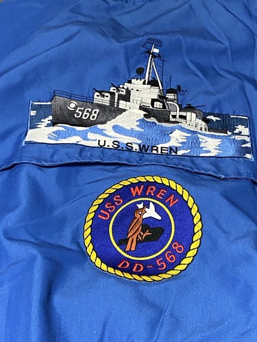 Hartwell Viasport Jacket Mens 3XL USS Wren Navy Vtg Ernie DD-568 HR - Picture 13 of 13