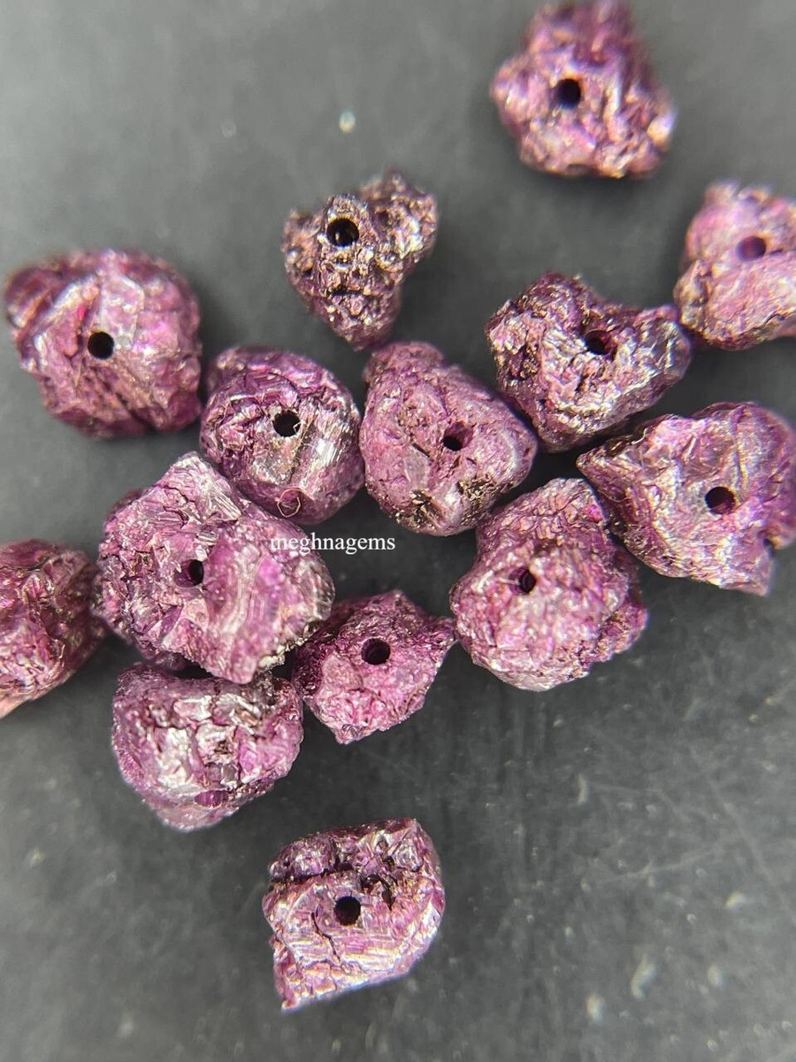 Natural Raw Pink Diamond Bead Rough Diamond Uncut Diamond For Necklace