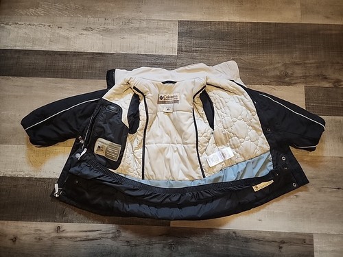 Columbia Vertex Jacket Youth 7/8 Outdoors Winter Weather NO HOOD Black - Picture 12 of 12