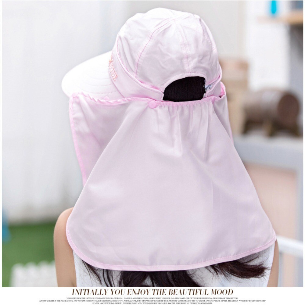 Sonnenschutz Hut UPF 50+ - Mit Nacken- & Gesichtsschutz, Faltbar & Atmungsaktiv