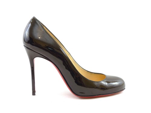 Christian Louboutin Fifi 100 schwarz Lackleder ~ UK 4,5/EU 37,5/US 7,5 - Bild 4 von 11