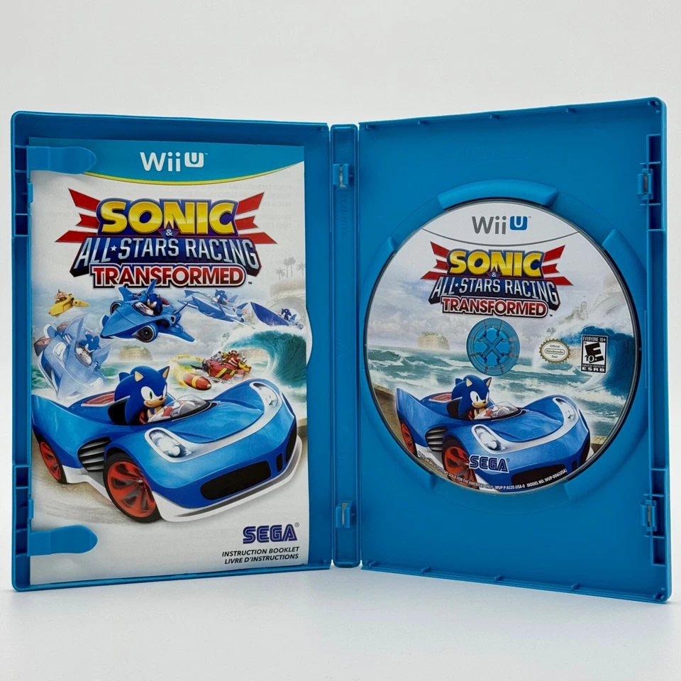 Sonic & All-Stars Racing Transformed (Nintendo Wii U, 2012) - CIB - Image 3 of 4
