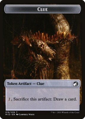 Magic the Gathering (mtg): TMID: Clue  (x 4)