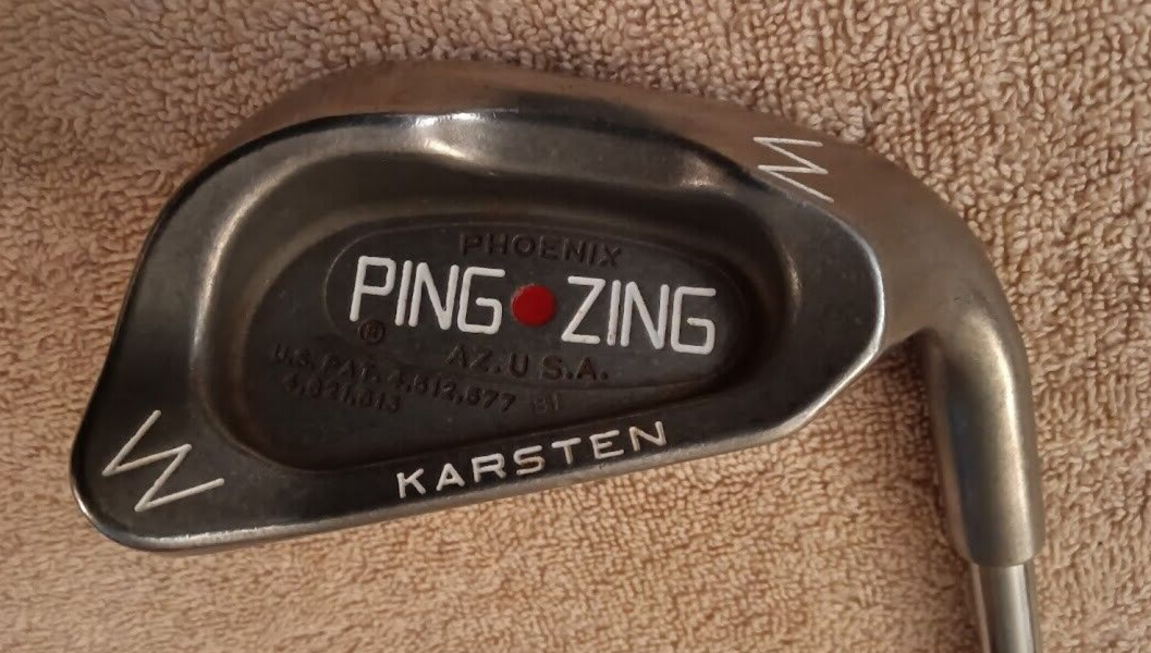 TZ GOLF - VINTAGE Ping Zing Red Dot SINGLE W IRON RH JZ