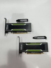 2x NVIDIA Tesla P4 8GB GPU Graphics Card 900-2G414-6300-000 Both Brackets
