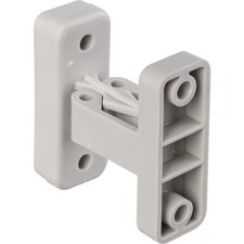 Butoirs et Arrêt de Porte - ARRÊT À PINCE - plastique gris