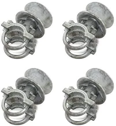 (4 件装)4 英寸圆柱 x 2 1/2 英寸圆门框架钢悬臂滚轮 — 第 4/4 张图片