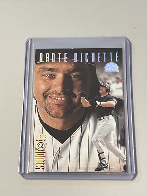 1996 Leaf Studio Dante Bichette Silver Press Proof SSP /100