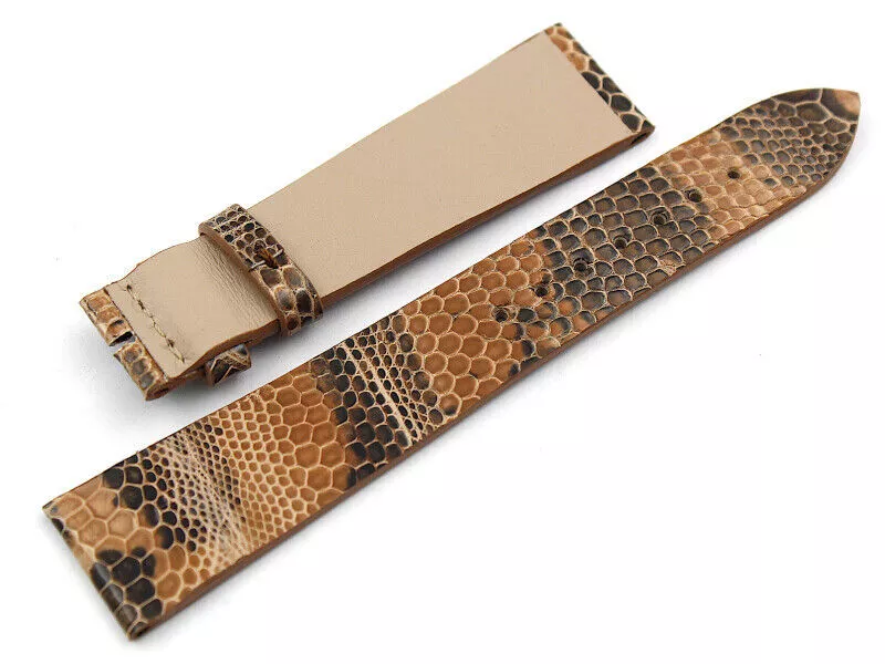 Snakeskin watch shop strap