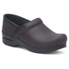Sabots Femme Dansko - Taille 39 EU / 8.5 US - Cuir Noir Uni - Occasion (voir Photos)