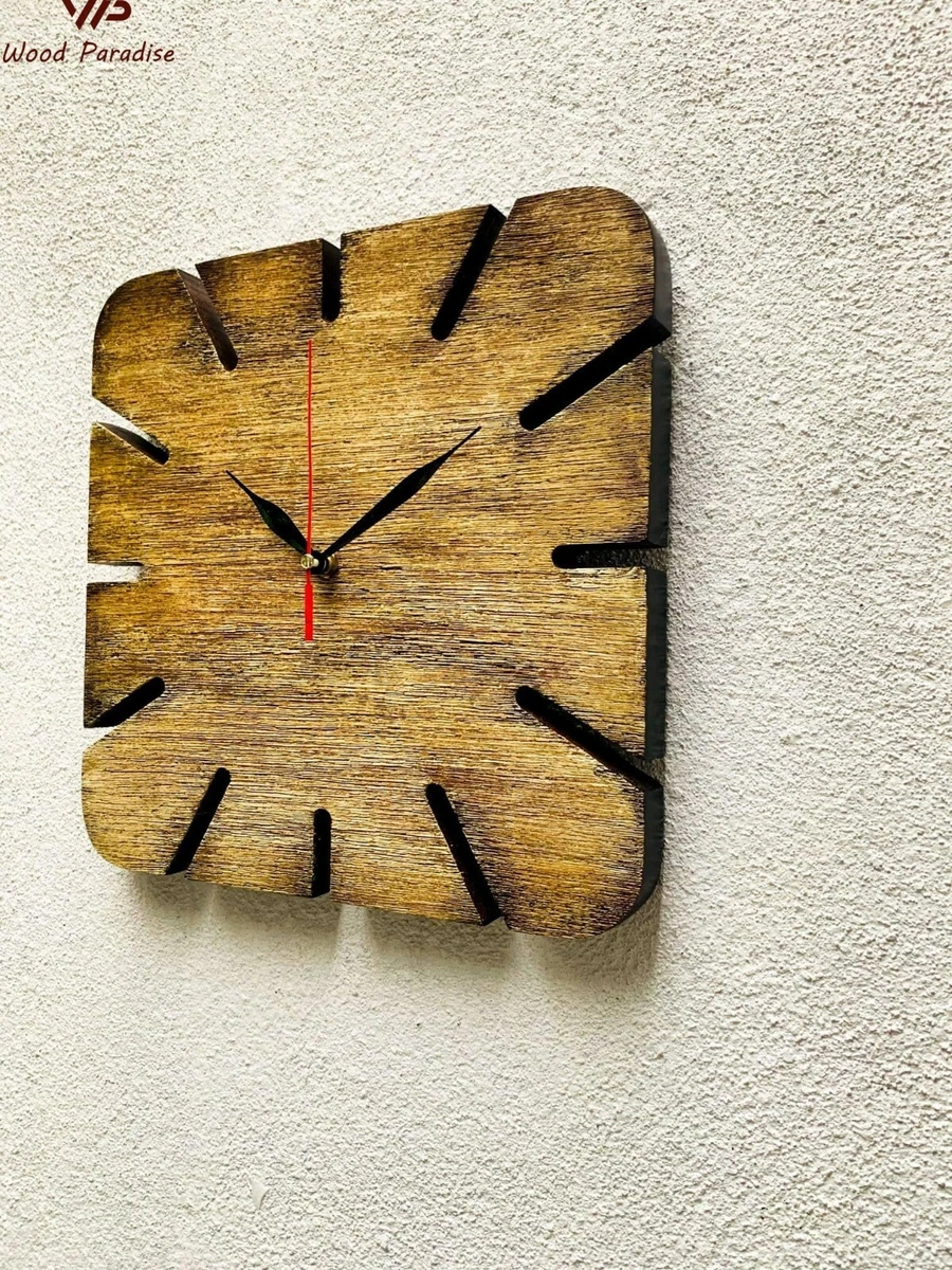 Aggregate 152+ wooden wall watch design best vietkidsiq.edu.vn