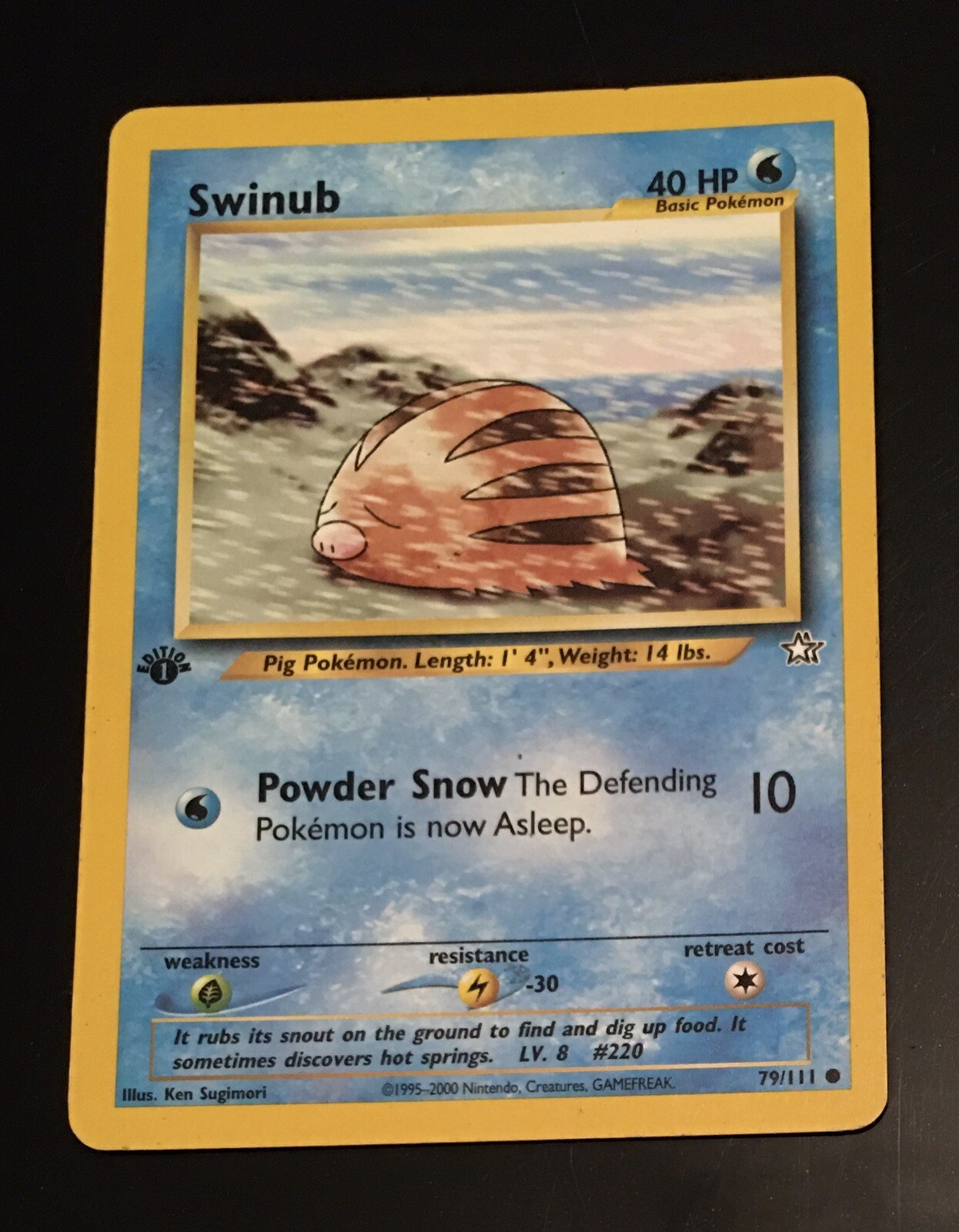 1st Edition Swinub 79/111 - Neo Genesis - NM/MT