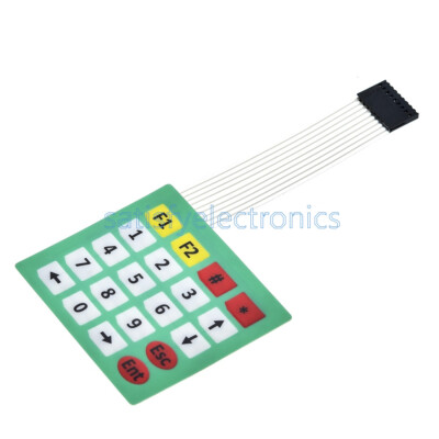 4*5 Keys 4x5 Matrix Array 20 Key Membrane Switch Keypad Keyboard For Arduino