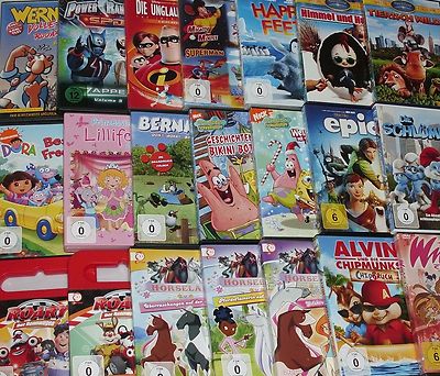 KINDER DVD FILM ZUM AUSSUCHEN EINMAL PORTO (DORA LILLIFEE HORSELAND SCHLÜMPFE