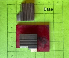 5/16 Corrugated High Speed Steel Molding Knives - Base Cap Profile -