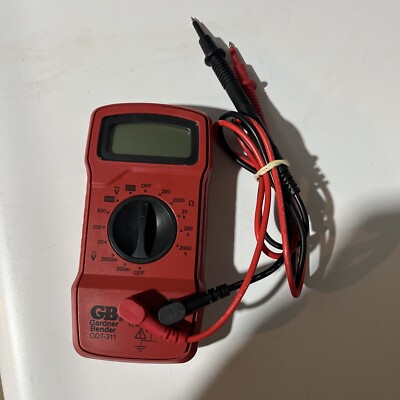 Gardner Bender GDT-311 Digital Multimeter, 3 Function, 11 Range, Tests AC/DC