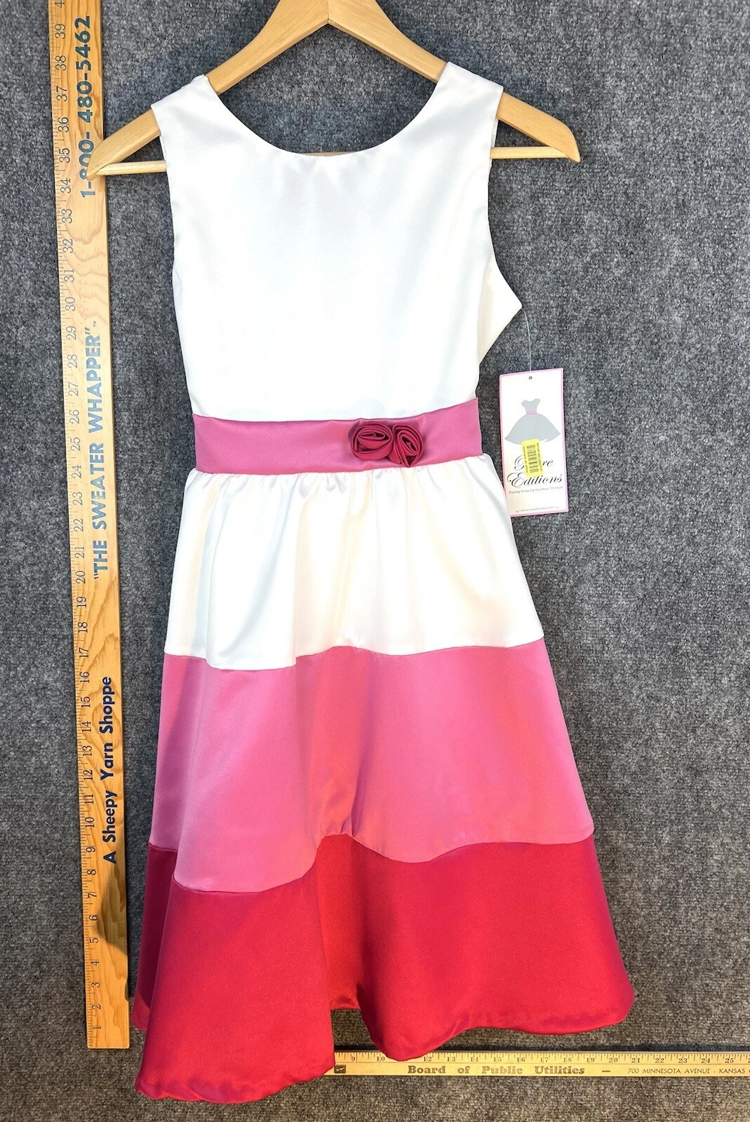 Rare Editions Formal Sleeveless Dress Holiday Girls Sz 14 NWT