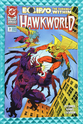 HawkMan Annual 1992 #3 DC Comics Eclipso the Darkness Within