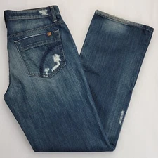 Joe's Jeans Men's Rebel Relaxed Fit Distressed Straight Denim Jeans Size 33 Blue