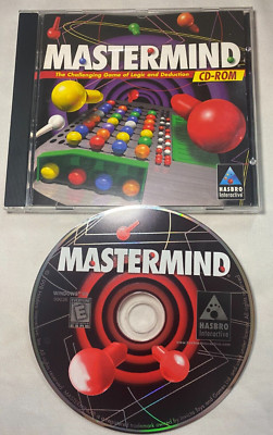 Mastermind (PC CD, 1998) Complete In Case Good Condition Hasbro Interactive