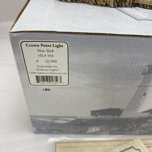 2008 Harbour Lights Leuchtturm #356 Crown Point New York 140/2500 - Bild 3 von 21