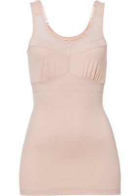 Neu Shape Longtop mit mittlerer Formkraft Gr. 36 Mattbeige Damen-Top Unterhemd