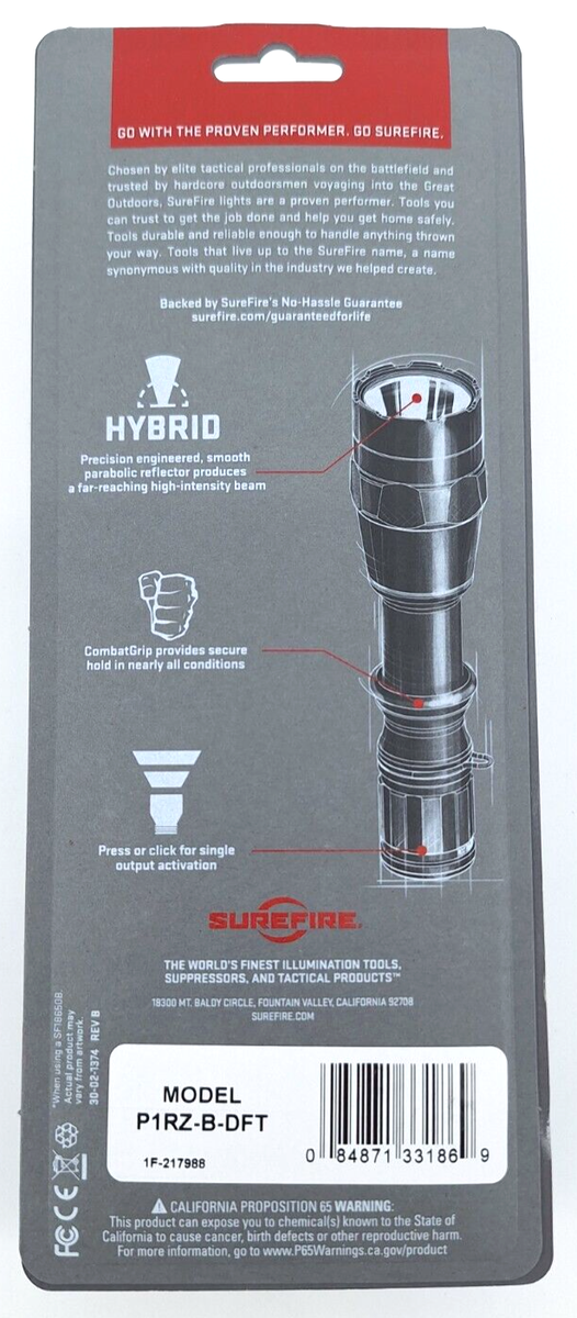 SureFire P1RZ-B-DFT Tactical Flashlight | eBay SureFire P1RZ-B-DFT Tactical Flashlight | eBay
