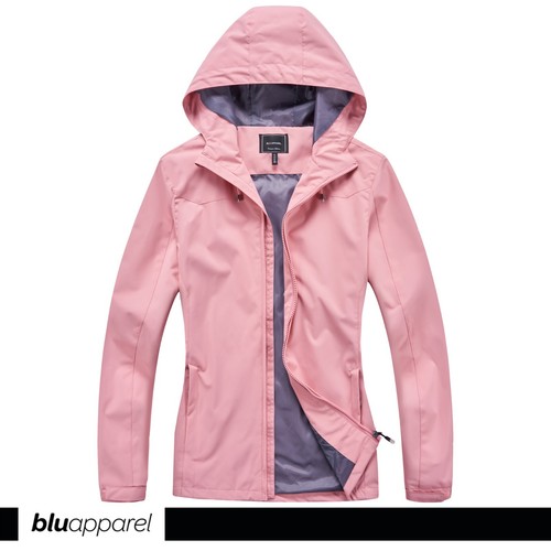 Ladies Waterproof Rain Jacket Walking Hiking Everyday wear Jacket Spring Jacket - Picture 14 of 43