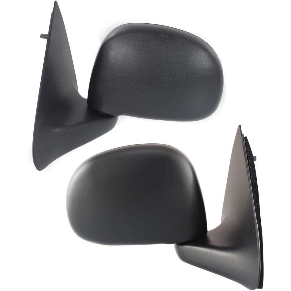 Nuevo juego de espejos retrovisores manuales izquierdo y derecho para Ford F-150 1997-2002 FO1320132 FO1321132 Foto 2 de 2