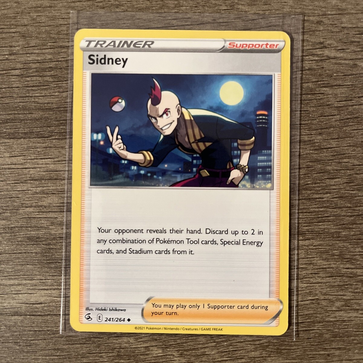 sidney pokemon card value Amazon.com: Sidney - 264/264 - Full Art Ultra Rare - Sword & Shield main image 1