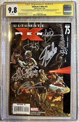 Ultimate X-Men #75 CGC SS 9.8 Signed x7 Stan Lee Michael Turner Liefeld + Celebs